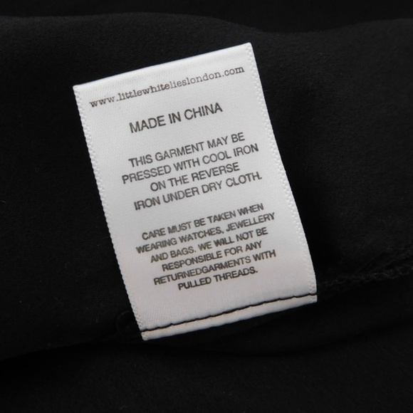 NWT!! LITTLE WHITE LIES Blue Crochet Lace Peplum Sheath Dress XX-Large XXL - Picture 13 of 14